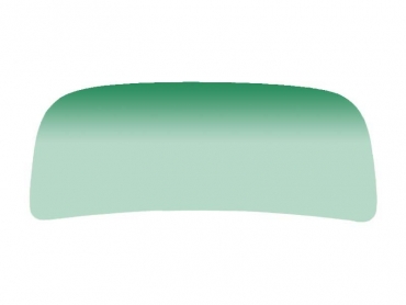 Framruta grön/grön kant Typ 1 65-03